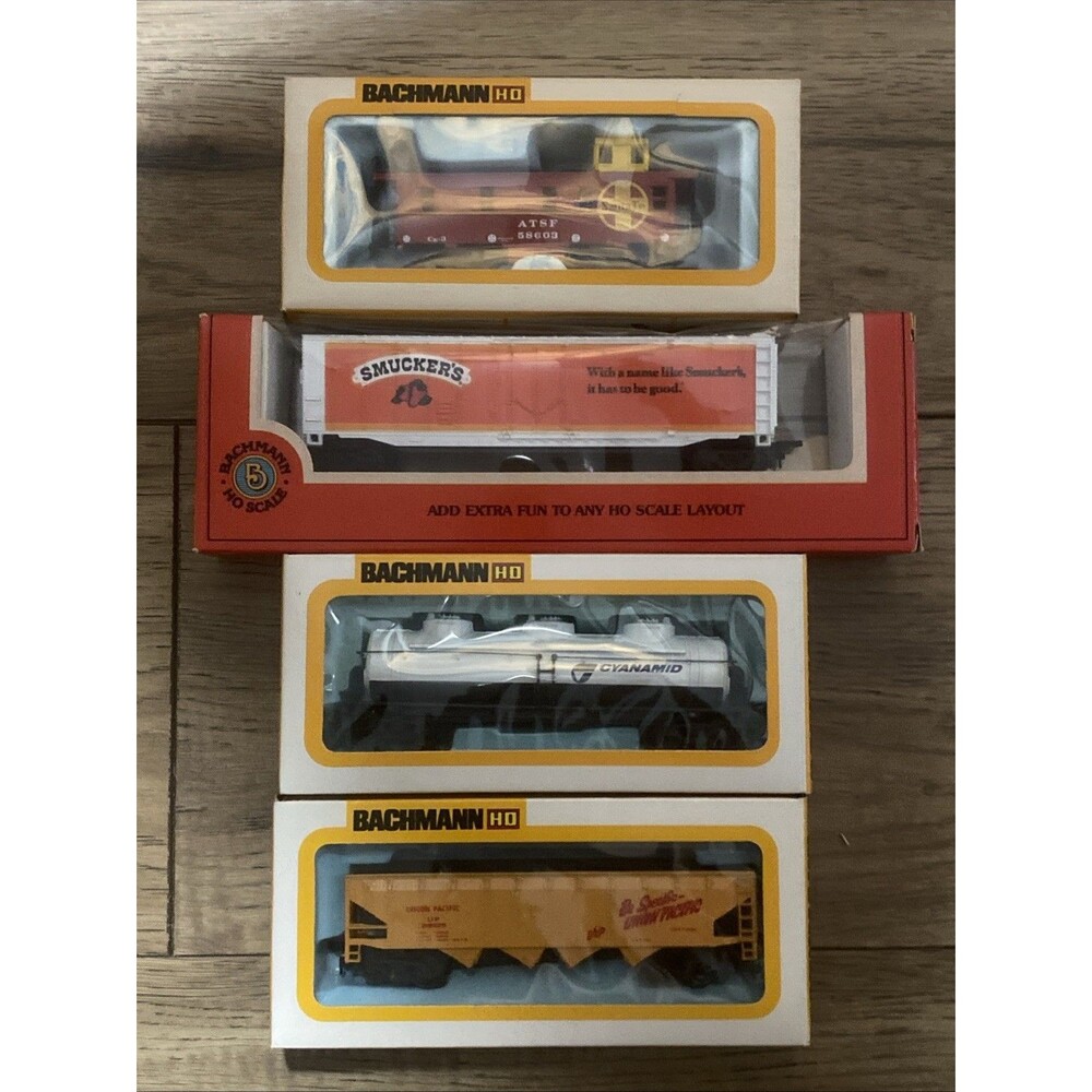 Vintage Bachmann HO Scale Lot Of 4 NOS 0987 1028 43-1001-30 43-1010-C6 Unopened